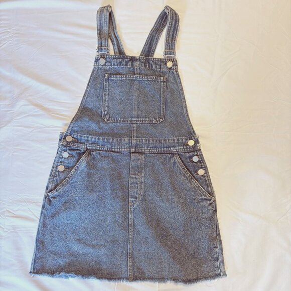 Denim Sundress, 100% Cotton, US Size 8, Blue, H&M - Picture 1 of 6